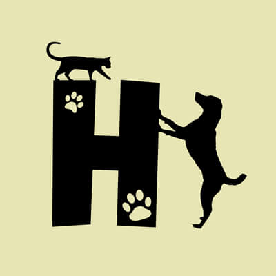Állatos ABC, H betű grafika